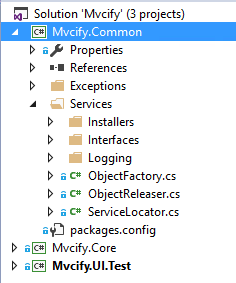 mvcify-common-folder-structure